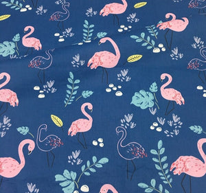 Flamingos - 100% Cotton Fabric by The Yard for Sewing, Quilting, DIY Projects...- 62" Wide