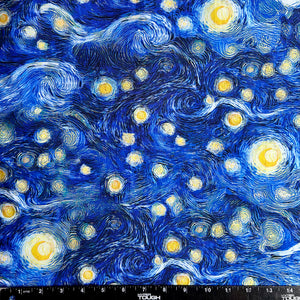 100% Cotton Fabric by The Yard for Quilt, Craft, DIY Projects... - 42" Wide (Starry Night)