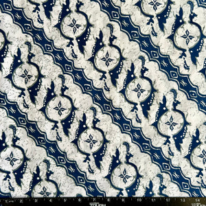 2.3 Yards Batik Pattern Printing Fabric for Sarong, Dress, Sewing, Quilting, DIY Crafts - 42 Inches Wide