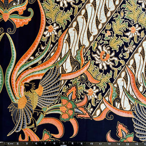 2.3 Yards Batik Pattern Printing Fabric for Sarong, Dress, Sewing, Quilting, DIY Crafts - 42 Inches Wide