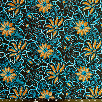 2.3 Yards Batik Pattern Printing Fabric for Sarong, Dress, Sewing, Quilting, DIY Crafts - 42 Inches Wide