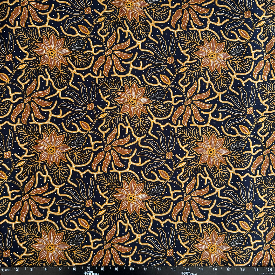 2.3 Yards Batik Pattern Printing Fabric for Sarong, Dress, Sewing, Quilting, DIY Crafts - 42 Inches Wide