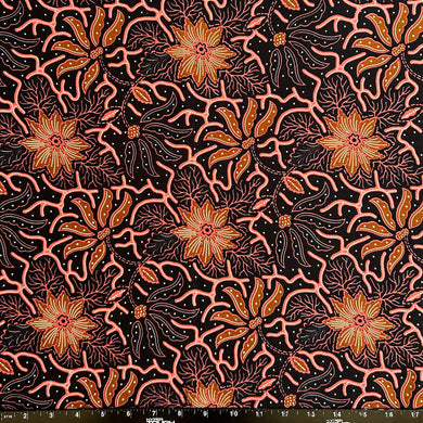 2.3 Yards Batik Pattern Printing Fabric for Sarong, Dress, Sewing, Quilting, DIY Crafts - 42 Inches Wide