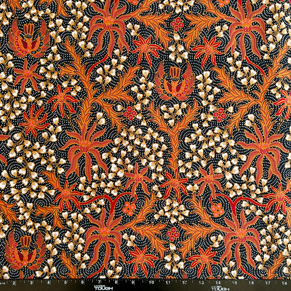 2.3 Yards Batik Pattern Printing Fabric for Sarong, Dress, Sewing, Quilting, DIY Crafts - 42 Inches Wide