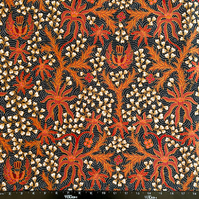 2.3 Yards Batik Pattern Printing Fabric for Sarong, Dress, Sewing, Quilting, DIY Crafts - 42 Inches Wide