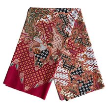 2.3 Yards Batik Pattern Printing Fabric for Sarong, Dress, Sewing, Quilting, DIY Crafts - 42 Inches Wide