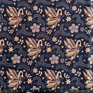 2.3 Yards Batik Pattern Printing Fabric for Sarong, Dress, Sewing, Quilting, DIY Crafts - 42 Inches Wide