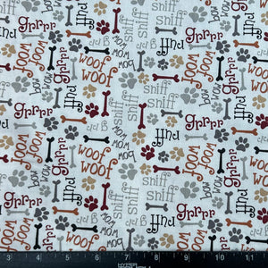 100% Cotton Fabric by The Yard for Quilt, Craft, DIY Projects... - 42" Wide (Woof Woof Dogs)