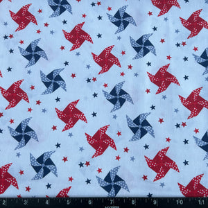 100% Cotton Fabric by The Yard for Quilt, Craft, DIY Projects... - 42" Wide (Patriotic Red White Blue)