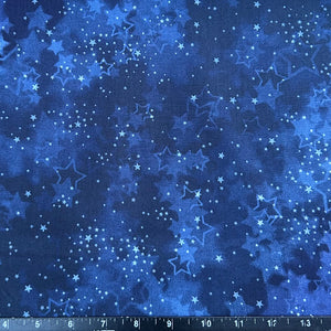 100% Cotton Fabric by The Yard for Quilt, Craft, DIY Projects... - 42" Wide (Galaxy and Stars)