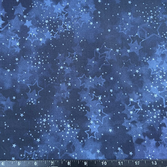 100% Cotton Fabric by The Yard for Quilt, Craft, DIY Projects... - 42" Wide (Galaxy and Stars)