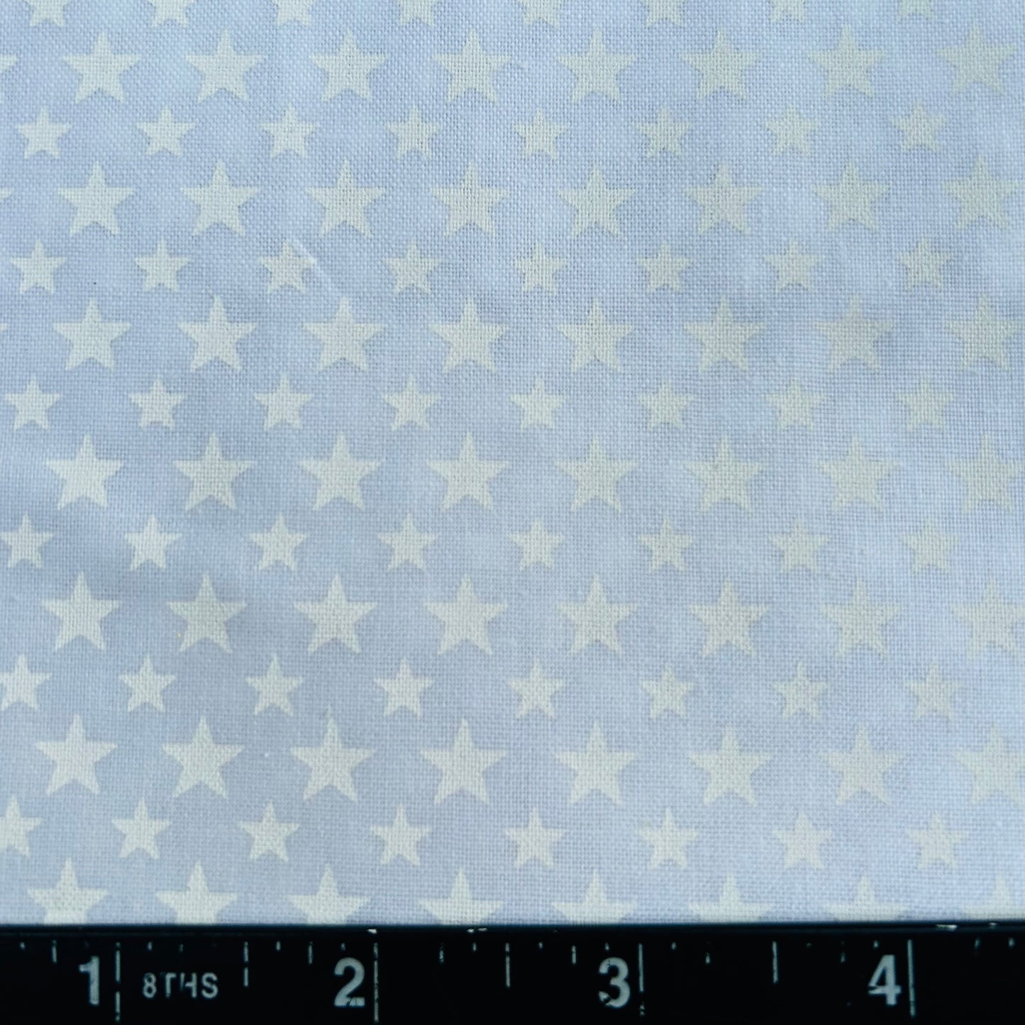 100% Cotton Fabric by The Yard for Quilt, Craft, DIY Projects... - 42" Wide (Stars on White)