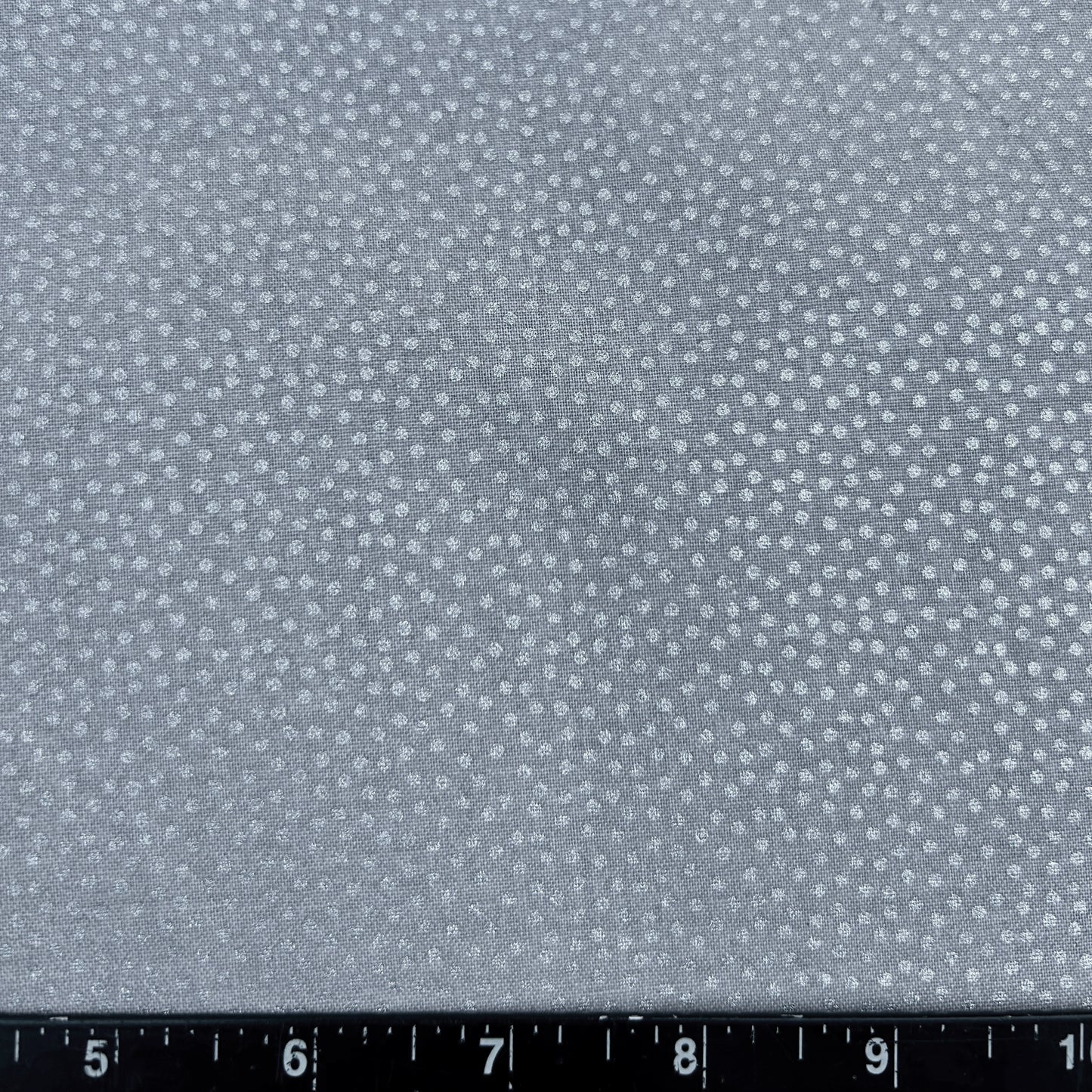 100% Cotton Fabric by The Yard for Quilt, Craft, DIY Projects... - 42" Wide (Glitter Dots on Gray)