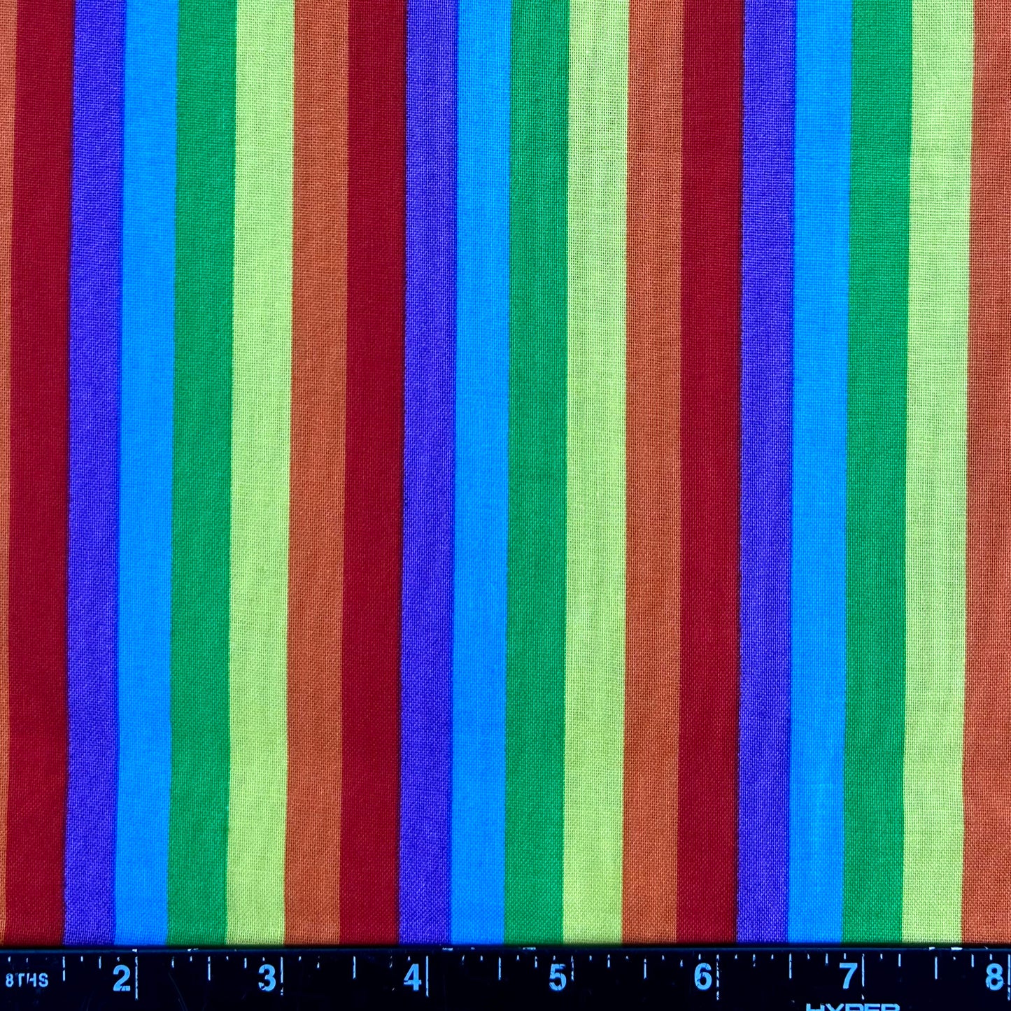 100% Cotton Fabric by The Yard for Quilt, Craft, DIY Projects... - 42" Wide (Rainbow)