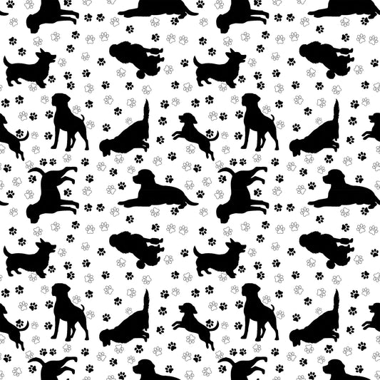 PLAYFUL PUPPIES SILHOUTTES