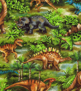 100% Cotton Fabric by The Yard for Quilt, Craft, DIY Projects... - 43" Wide (Dinosaur)