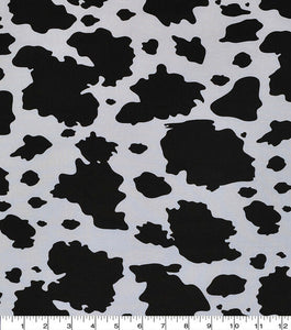 100% Cotton Fabric by The Yard for Quilt, Craft, DIY Projects... - 43" Wide (Cow Print)