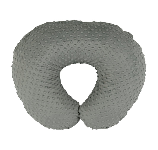 Cover only. Breastfeeding Pillow Cover - Nursing  Pillow Slipcover with Zipper. Bubble Dot Minky Fabric
