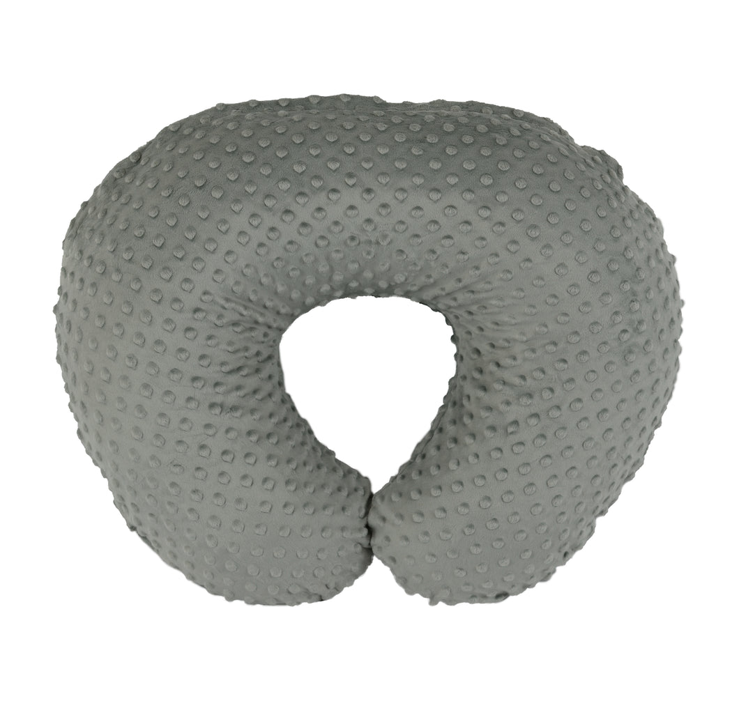 Cover only. Breastfeeding Pillow Cover - Nursing  Pillow Slipcover with Zipper. Bubble Dot Minky Fabric