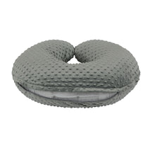 Cover only. Breastfeeding Pillow Cover - Nursing  Pillow Slipcover with Zipper. Bubble Dot Minky Fabric