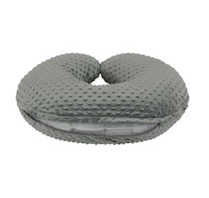 Cover only. Breastfeeding Pillow Cover - Nursing  Pillow Slipcover with Zipper. Bubble Dot Minky Fabric