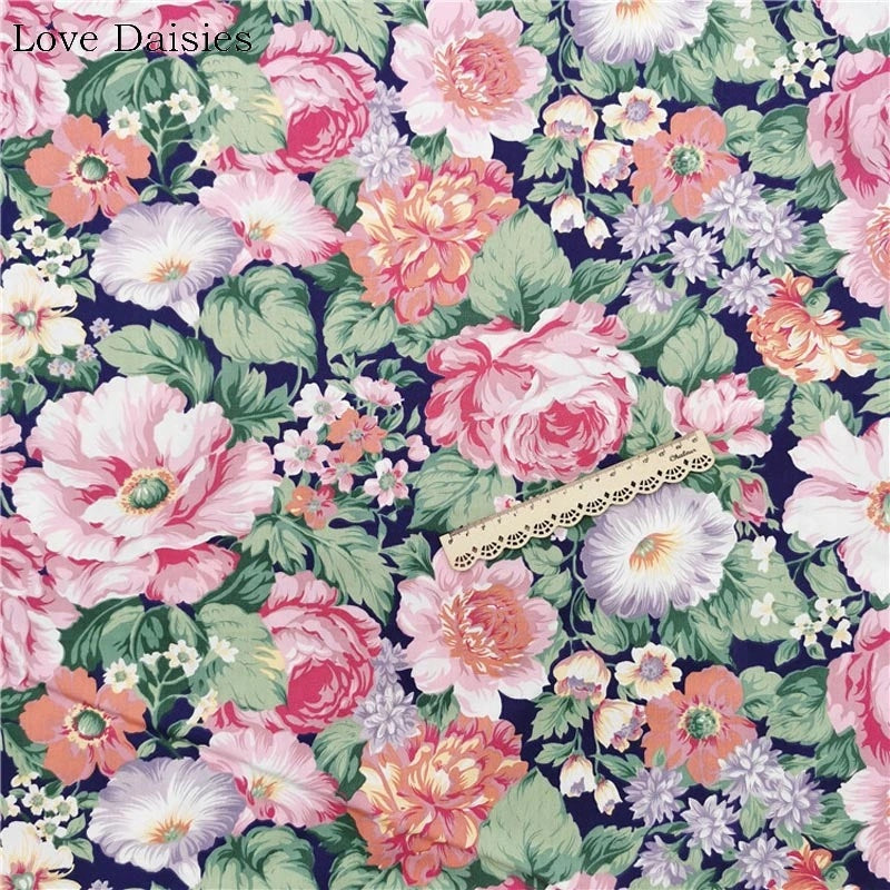 100% Cotton Fabric by The Yard for Sewing, Quilting, DIY Crafts - 62 Inches Wide (Rose)