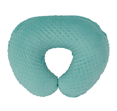 Cover only. Breastfeeding Pillow Cover - Nursing  Pillow Slipcover with Zipper. Aqua