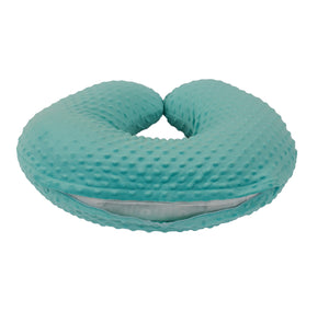 Cover only. Breastfeeding Pillow Cover - Nursing  Pillow Slipcover with Zipper. Aqua