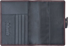 Genuine Leather Passport Holder Cover with Card Holder Wallet