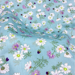100% Cotton Fabric by The Yard for Sewing, Quilting, DIY Crafts - 62 Inches Wide (Little Daisy)