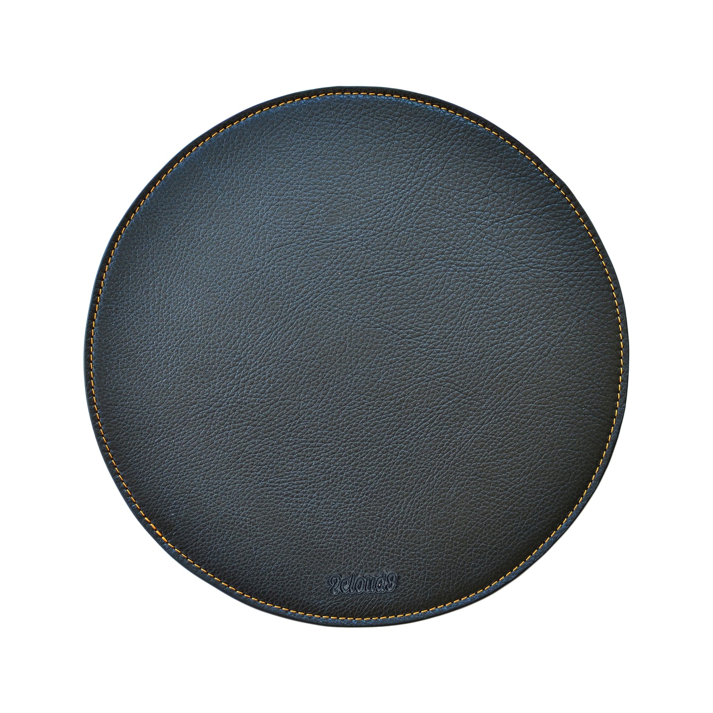 Genuine Leather Mouse Pad with Non-Slip Suede Leather Backing for Gaming Office Laptop Computer - Set of 2