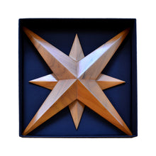 Compass Rose Nautical Decor Wall Decoration with Detachable Solid Brass Cardinal Point Letters (Large)