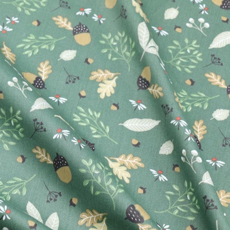 100% Cotton Fabric by The Yard for Sewing, Quilting, DIY Crafts - 62 Inches Wide (Pine Cones)