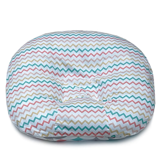Cover only. Newborn Lounger Removable Cover with Zipper (Flamingo)