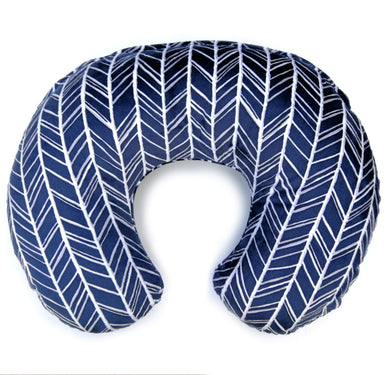 Cover only. Breastfeeding Pillow Cover - Nursing Pillow Slipcover with Zipper. Herringbone Minky