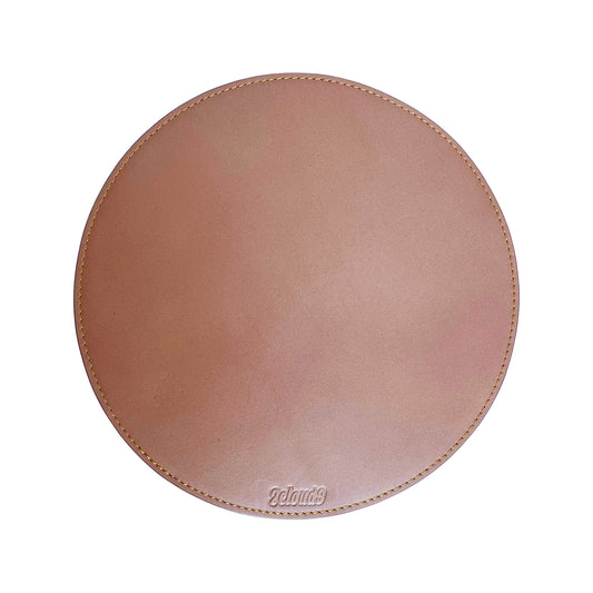 Genuine Leather Mouse Pad with Non-Slip Suede Leather Backing for Gaming Office Laptop Computer